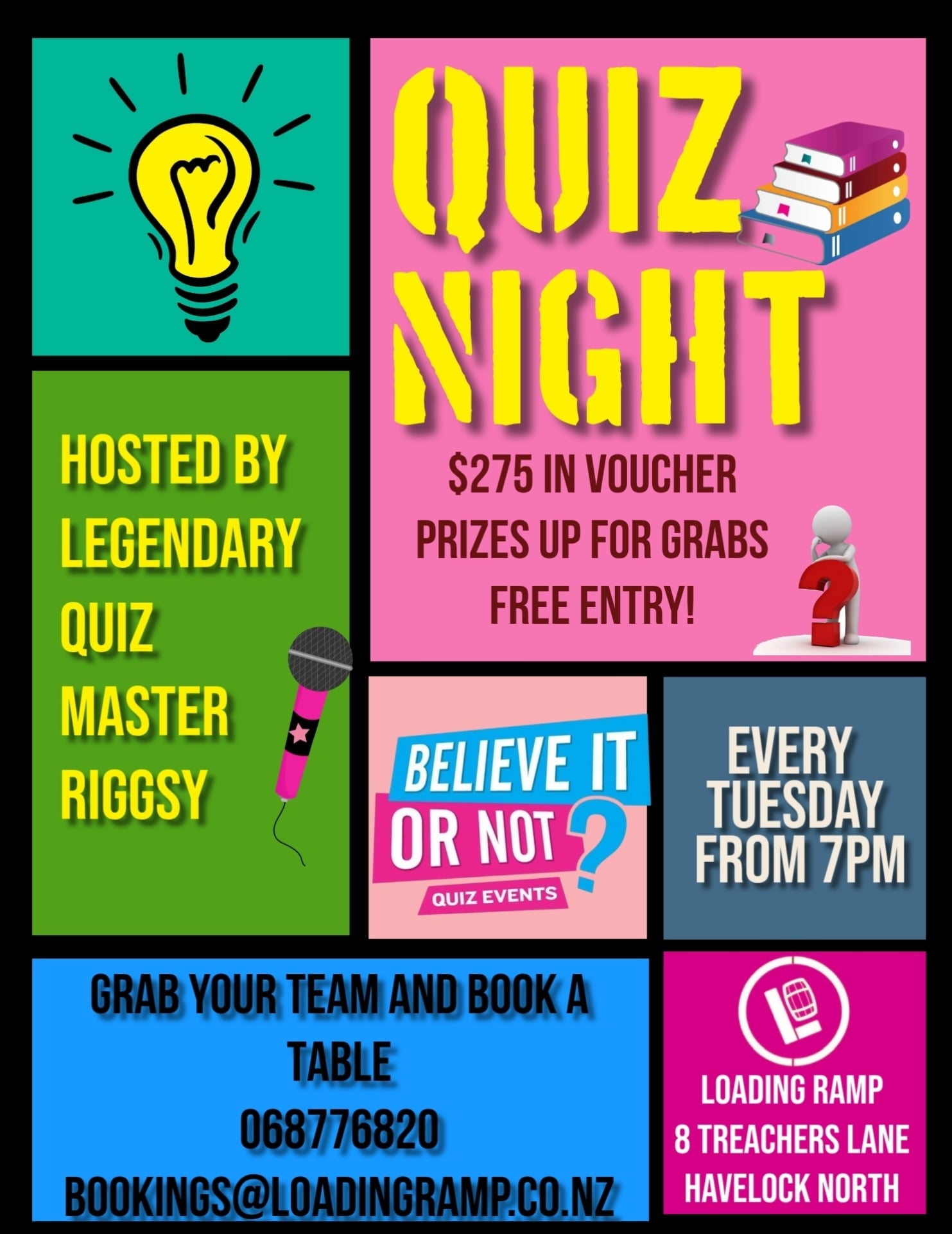 Tuesday Quiz Night @ Loading Ramp