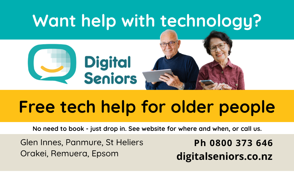 Free tech support especially for older people