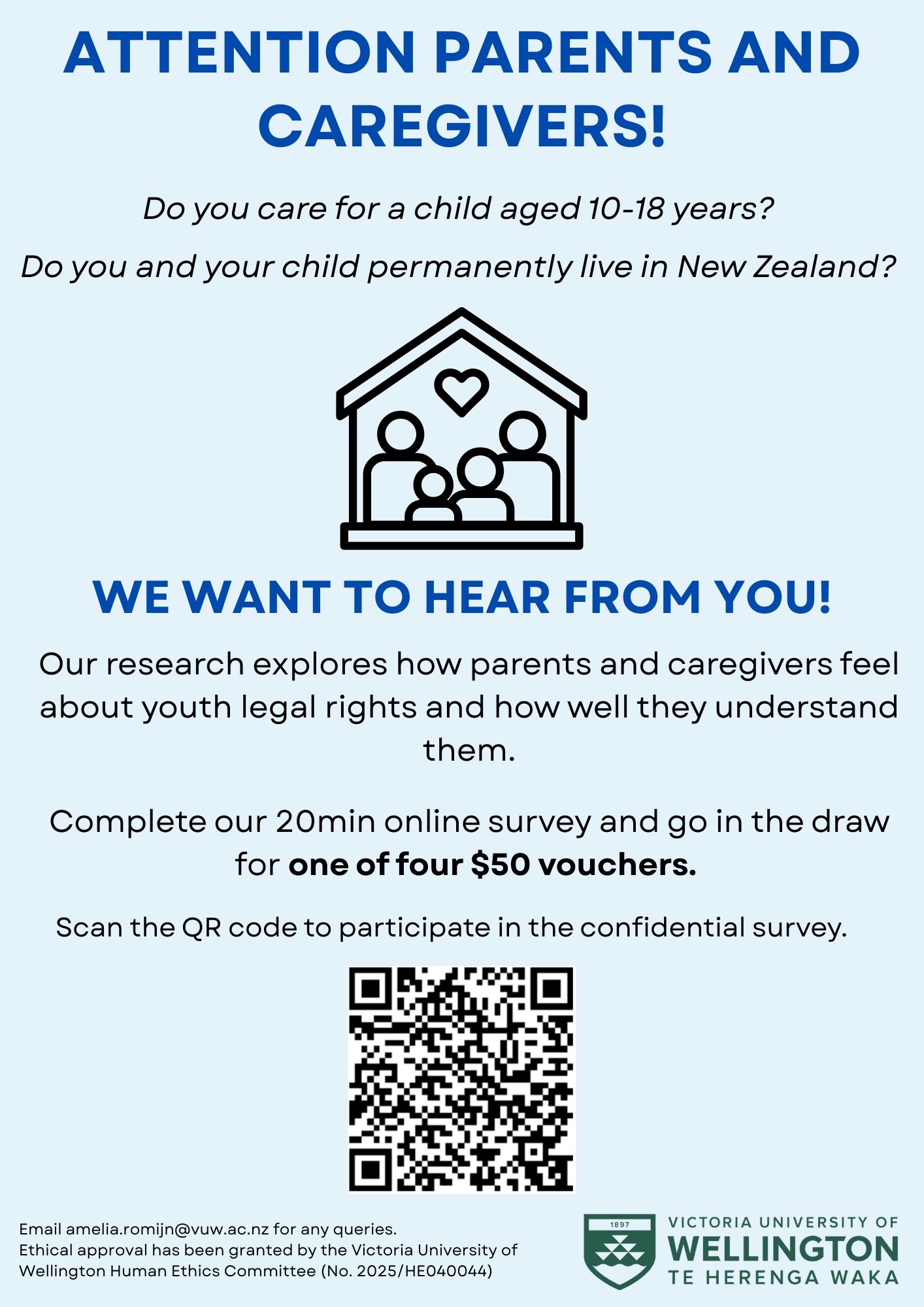 Participate in a study to help our young people and go in the draw to win $50!