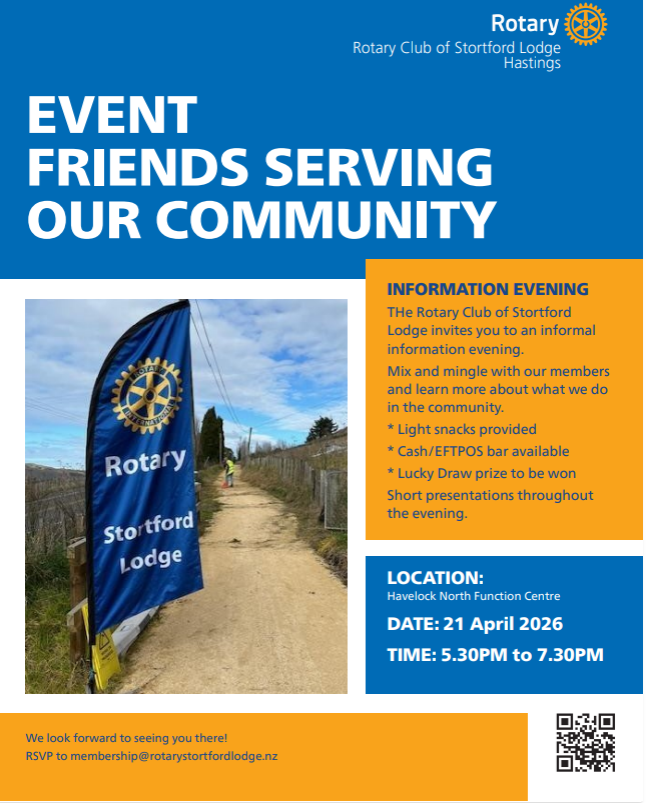 Friends Serving the Community - Information Evening (Rotary Stortford Lodge)